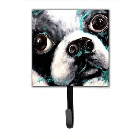 Carolines Treasures Boston Terrier Jake Pretty Please Leash or Key Holder MW1239SH4